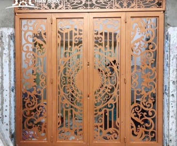 Nhận làm cổng sắt theo yêu cầu Bình Dương - Cơ khí Trần Đoán uy tín