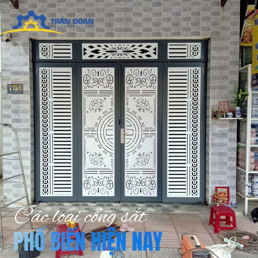 Các loại cổng sắt phổ biến theo yêu cầu tại Bình Dương