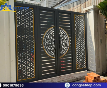 Cổng sắt CNC hiện đại là lựa chọn tối ưu cho công trình có phong cách kiến trúc sang trọng